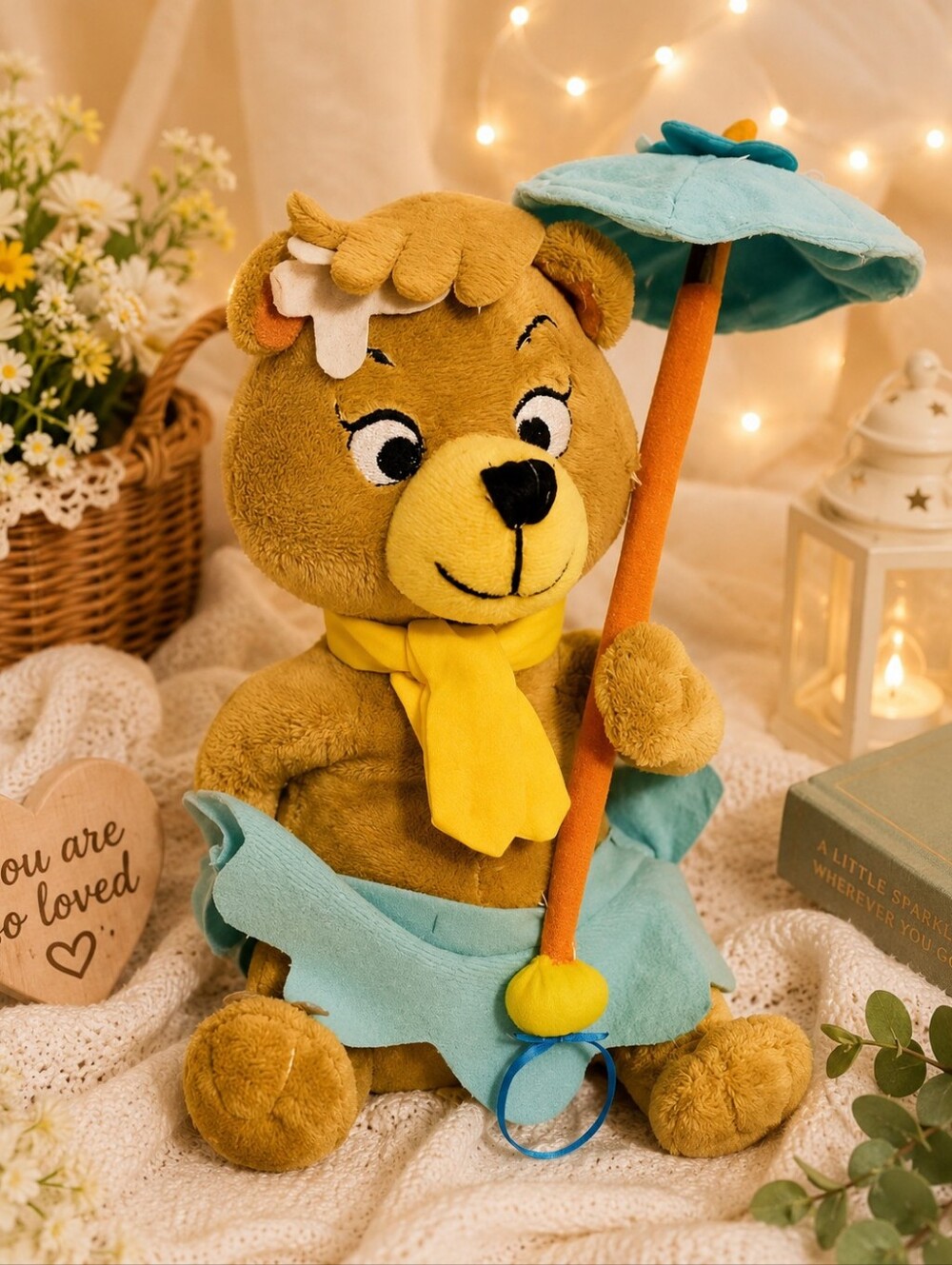 🍐Adorable Cindy Bear plush from the classic Yogi Bear cartoon
